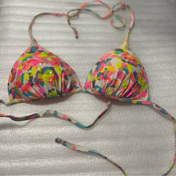 Xhilaration Swim Push Up Bikini Top Size Small Multicolor Cheetah Print - Picture 13 of 13